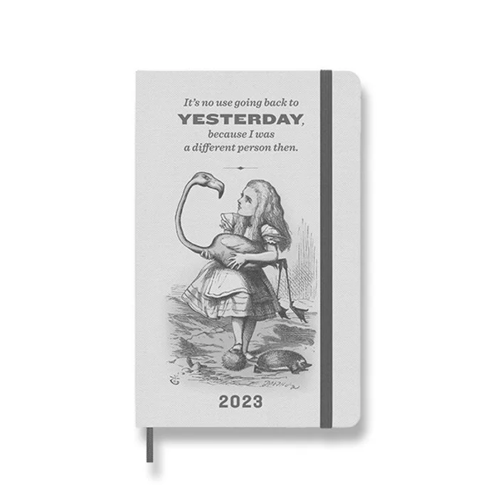 Główne zdjęcie produktu Diář Moleskine 2023 Alice Alice, tvrdé desky L, týdenní