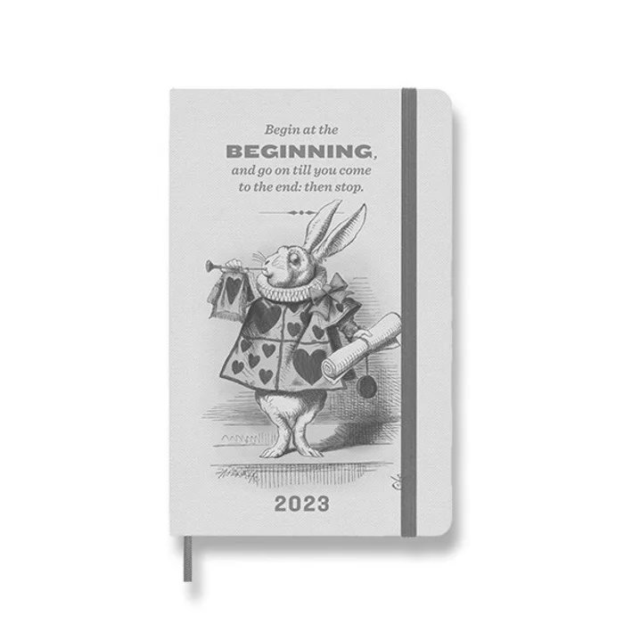 Główne zdjęcie produktu Diář Moleskine 2023 Alice Rabbit, tvrdé desky L, týdenní