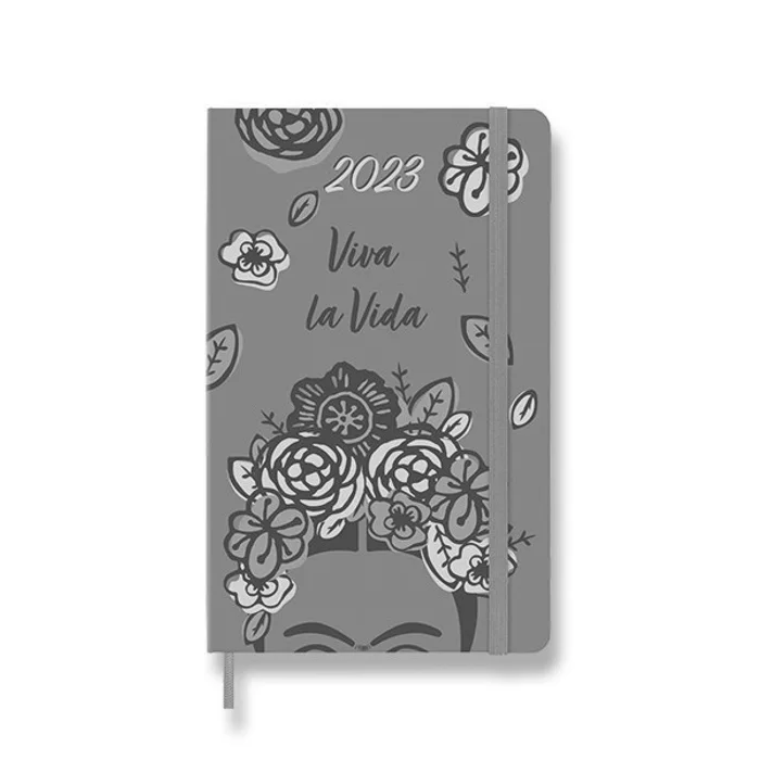 Główne zdjęcie produktu Diář Moleskine 2023 Frida Kahlo Green, tvrdé desky L, denní, zelený