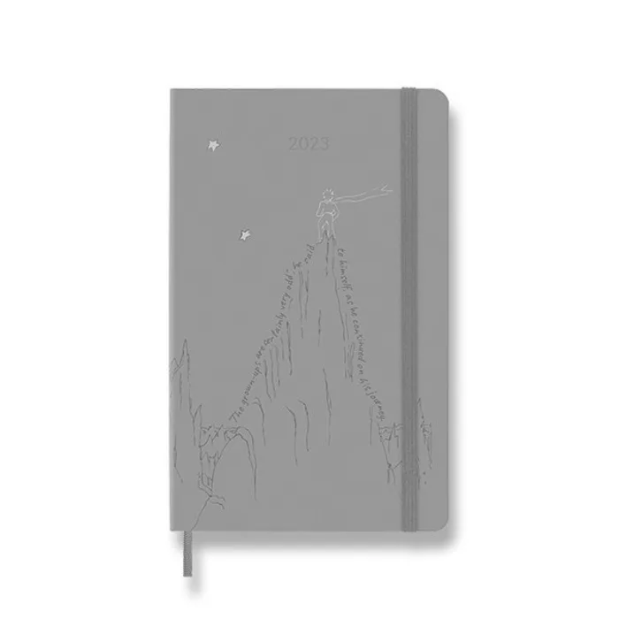 Główne zdjęcie produktu Diář Moleskine 2023 Le Petit Prince Mountain, tvrdé desky L, týdenní, modrý