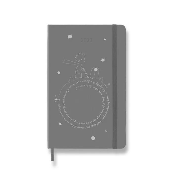Główne zdjęcie produktu Diář Moleskine 2023 Le Petit Prince Rose, tvrdé desky L, týdenní, červený