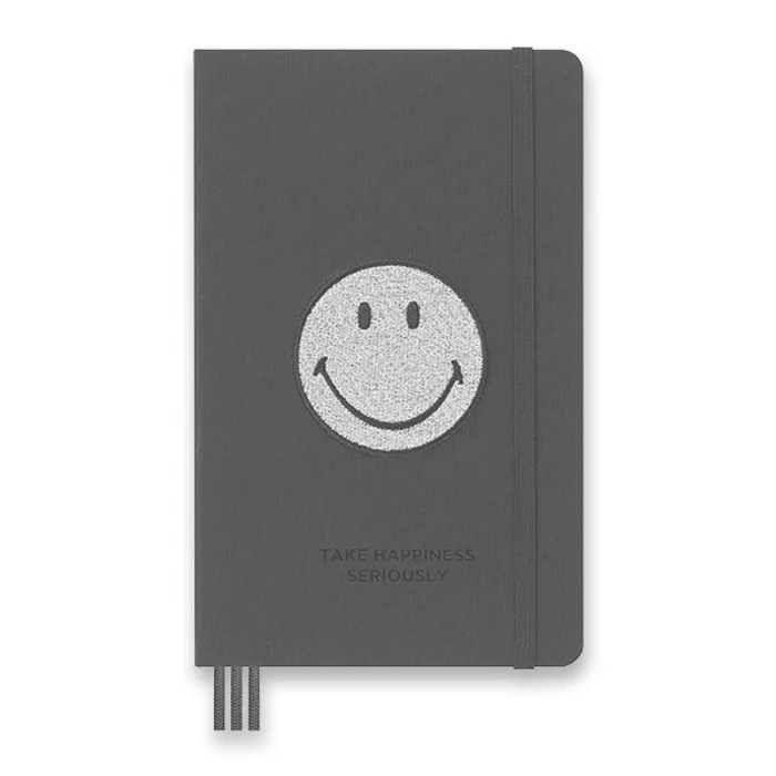 Główne zdjęcie produktu Diář Moleskine 2023 SMILEY, tvrdé desky L, nedatovaný, černý
