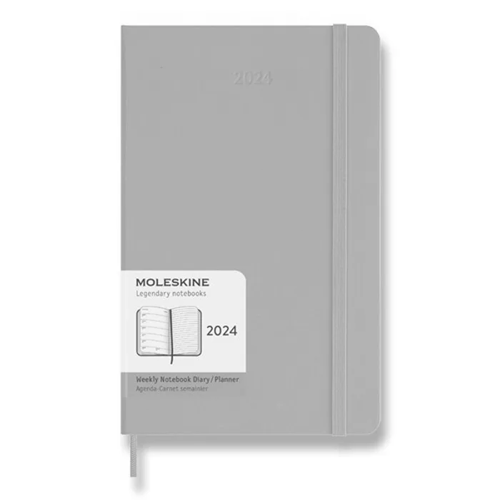 Główne zdjęcie produktu Diář Moleskine 2024 tvrdé desky L, týdenní, výběr barev béžový