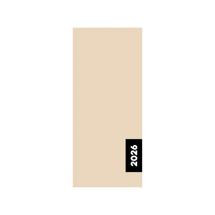 Główne zdjęcie produktu Diář PVC měsíční 2026 Beige