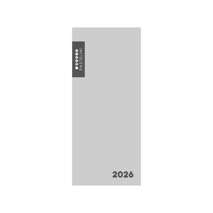 Główne zdjęcie produktu Diář PVC měsíční 2026 PASTELINI modrá