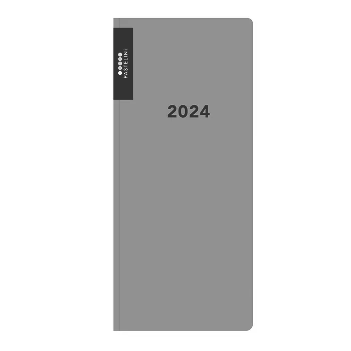 Główne zdjęcie produktu Diář PVC týdenní 2024 PASTELINI šedá