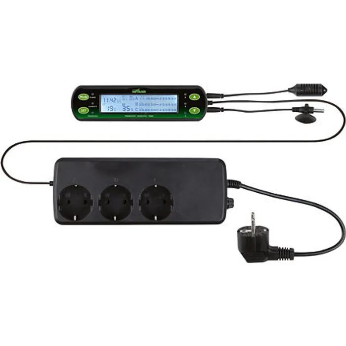 Główne zdjęcie produktu Digitální termostat/hydrostat, tři okruhy 16x4 cm