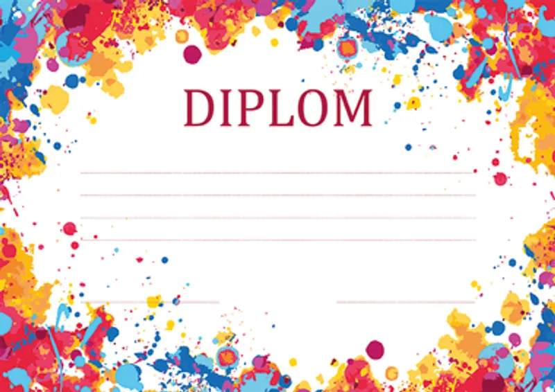 Główne zdjęcie produktu Diplom A4 Barvy