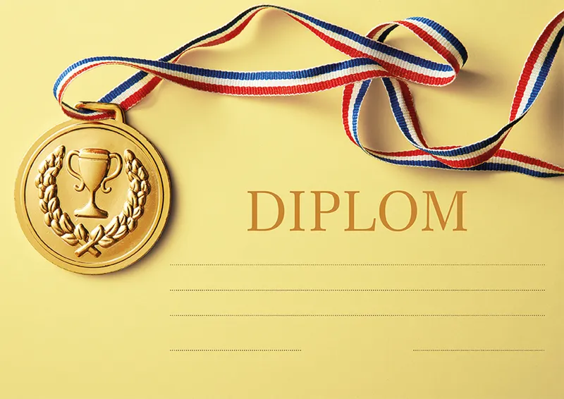 Główne zdjęcie produktu Diplom A4 Medaile