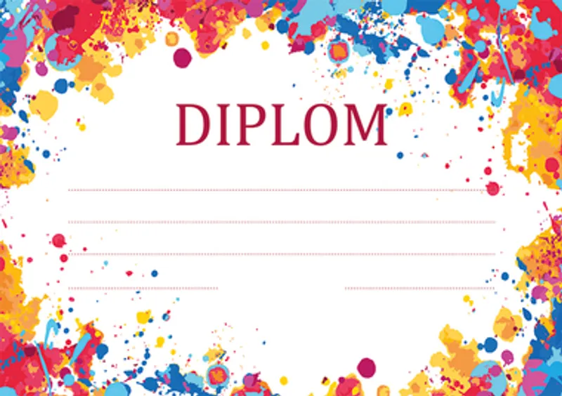 Główne zdjęcie produktu Diplom A5 Barvy