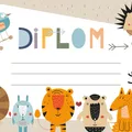 Następne zdjęcie produktu Diplom A4 - Zwierzątka