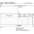 Następne zdjęcie produktu Dodací list - daňový doklad A6 PT130