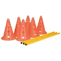 Następne zdjęcie produktu Przeszkody do zabawy dla psa (3 szt.) 23 x 30 cm/78 cm pomarańczowo-żółte