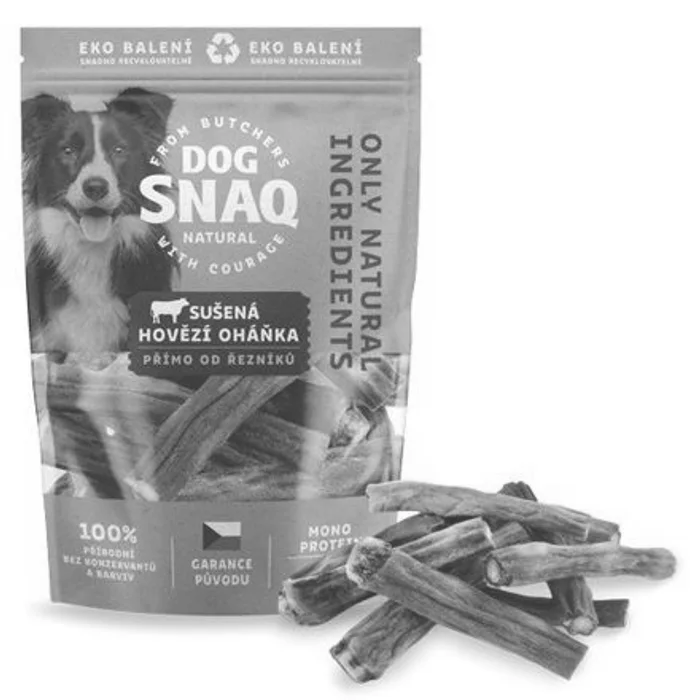 Główne zdjęcie produktu DOG SNAQ hovězí oháňka sušená 200 g