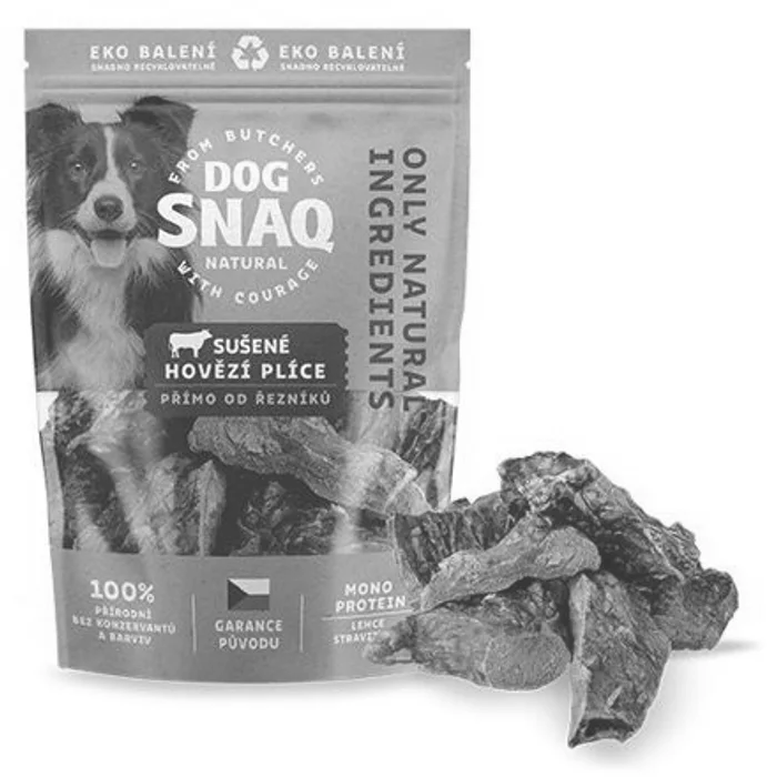 Główne zdjęcie produktu DOG SNAQ hovězí plíce sušené 200 g