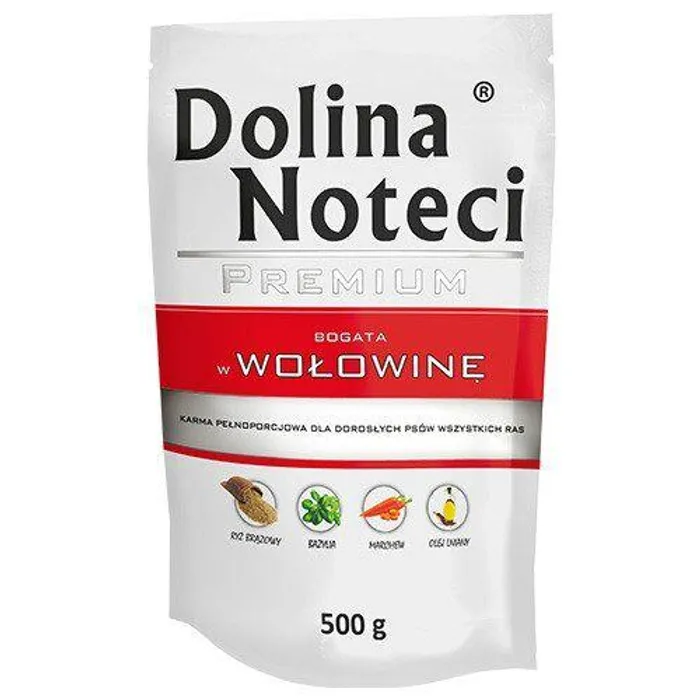 Główne zdjęcie produktu DOLINA NOTECI PREMIUM hovězí kapsička pro psy 500 g