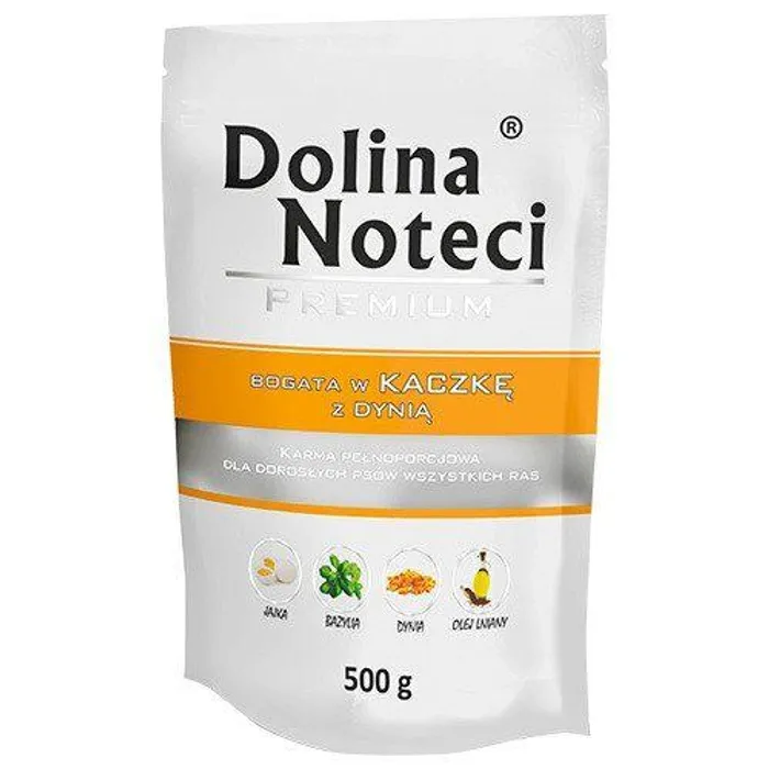 Główne zdjęcie produktu DOLINA NOTECI PREMIUM kachna s dýní kapsička pro psy 500 g