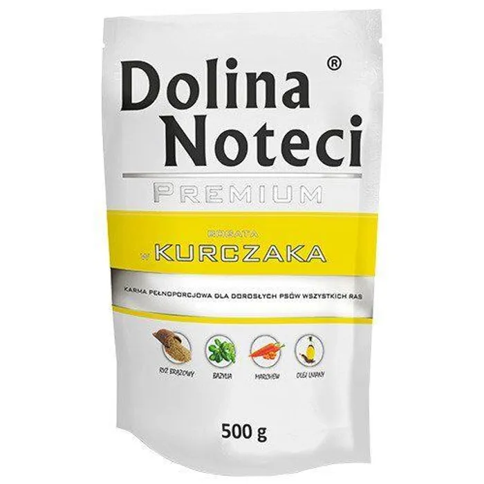 Główne zdjęcie produktu DOLINA NOTECI PREMIUM kuřecí kapsička pro psy 500 g