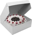 Następne zdjęcie produktu Pudełko na tort (PAP) 28 x 28 x 10 cm [50 szt]