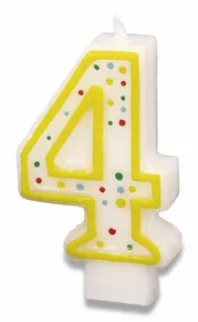 Świeczka tortowa – 4 [1 szt.]