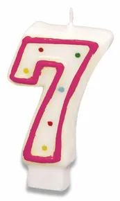 Świeczka tortowa – 7 [1 szt.]