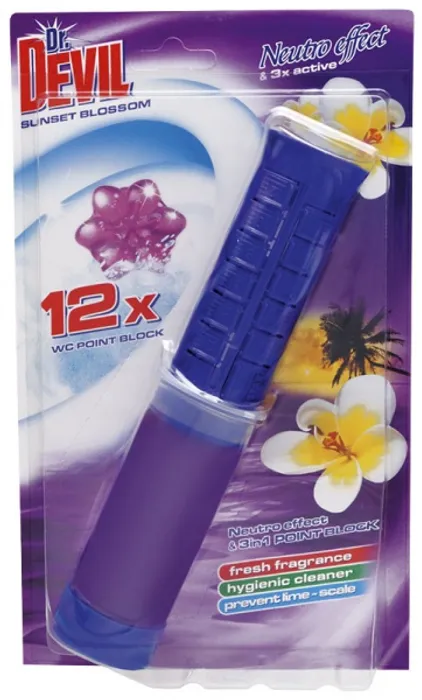 Główne zdjęcie produktu Dr. Devil Point Block Wc bodový blok Sunset Blossom 75 ml