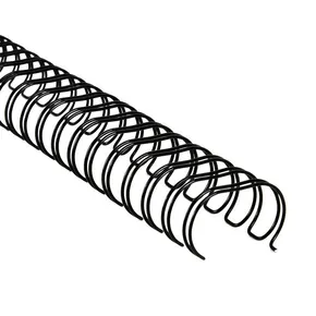Drátěné hřbety 3/8" / 3:1 / 6 mm - černé