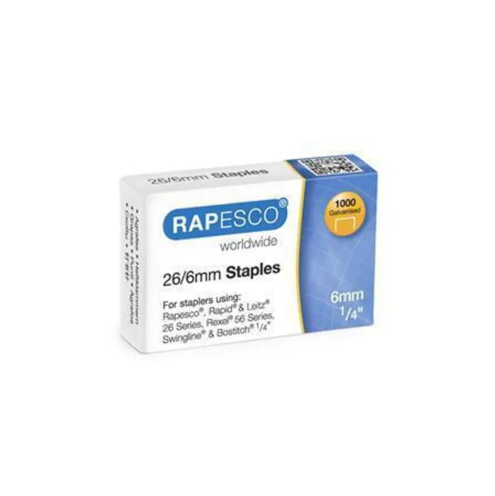 Główne zdjęcie produktu Drátky do sešívaček, 26/6, RAPESCO
