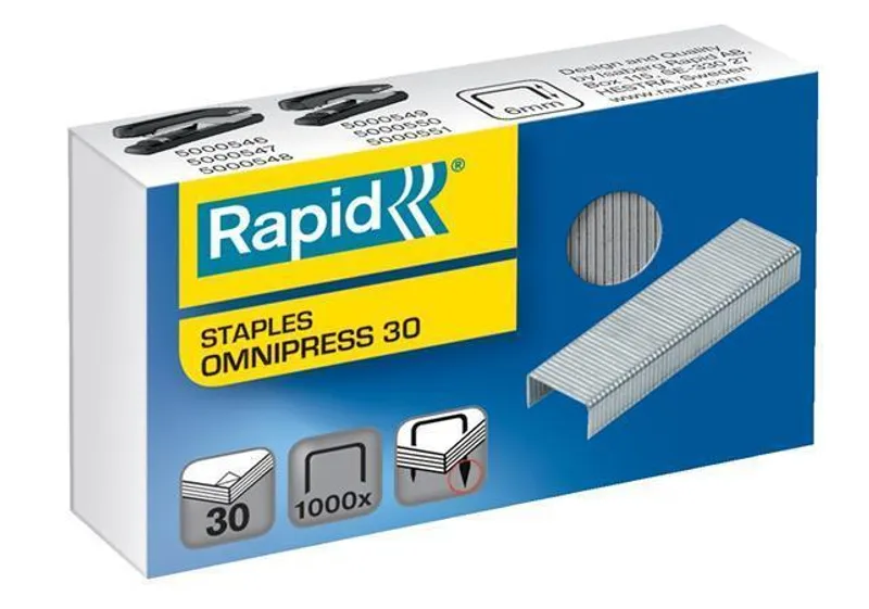 Główne zdjęcie produktu Drátky Rapid Omnipress 30 [1 000 ks]