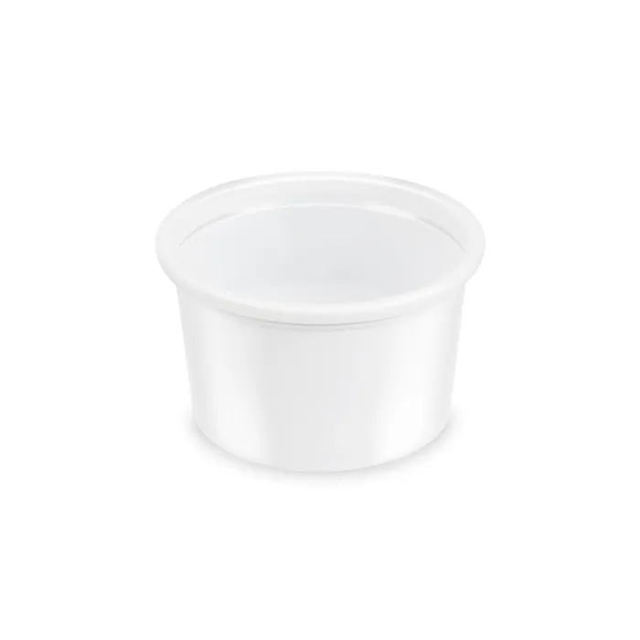 Główne zdjęcie produktu Dresinková miska bílá 30 ml (PP) [50 ks]