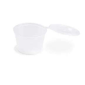 Pojemnik na sos (PP) z przykrywka przezroczysty średnica 70mm 120ml [50 szt]