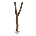 Następne zdjęcie produktu Drewniana grzęda Y z metalowym uchwytem na klatkę 20cm/15mm