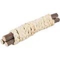 Drewniane patyczki owinięte w oplot ze słomy, 15 x 3 cm