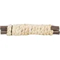 Drewniane patyczki owinięte w oplot ze słomy, 15 x 3 cm