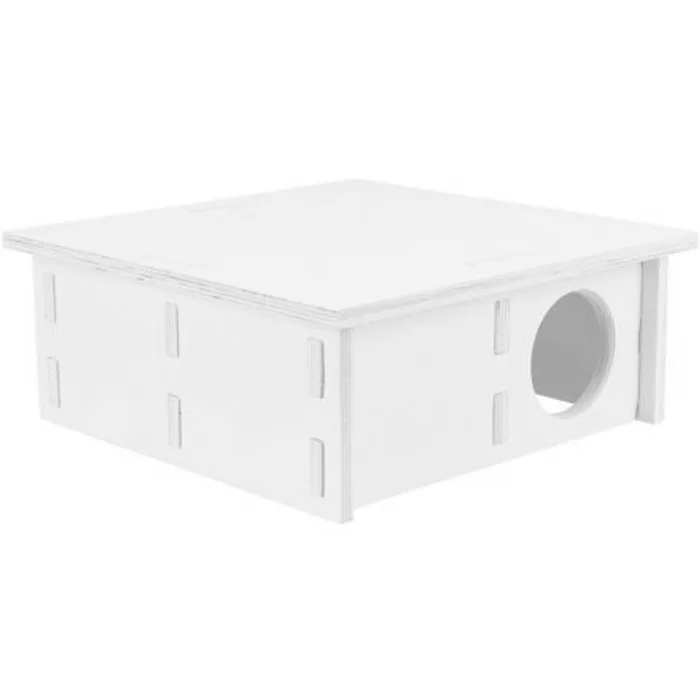 Główne zdjęcie produktu Dřevěný domeček pro hlodavce, 4 komory, 30 x 12 x 30 cm