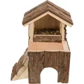 Następne zdjęcie produktu Domek drewniany dla chomików BJORK, 2 pokoje 15 x 15 x 16 cm