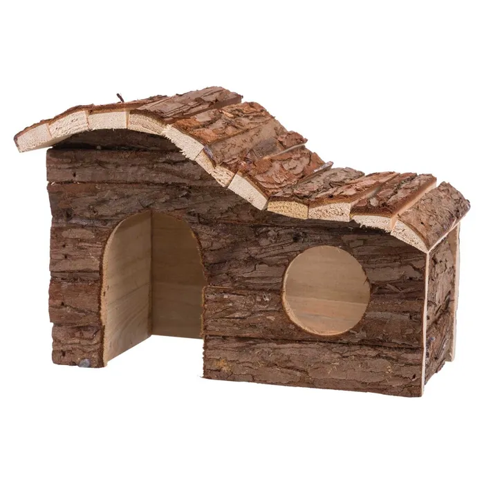 Główne zdjęcie produktu Dřevěný dům HANNA pro křečka 26x16x15cm TRIXIE