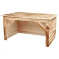 Następne zdjęcie produktu Domek drewniany dla królików, drewno garbowane 50 x 26 x 31 cm