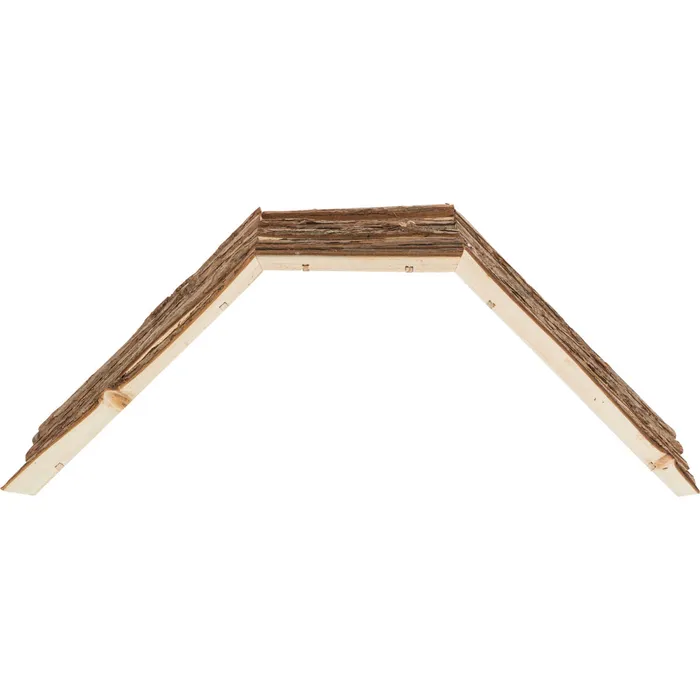 Główne zdjęcie produktu Dřevěný most pro králíky a morčata do klecí 63 x 18 x 15 cm