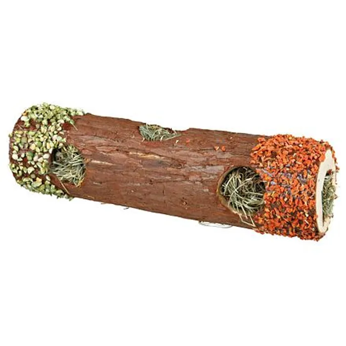 Główne zdjęcie produktu Dřevěný tunel se senem a květy ibišku, mrkví a hráškem 9 x 30 cm, 35 g