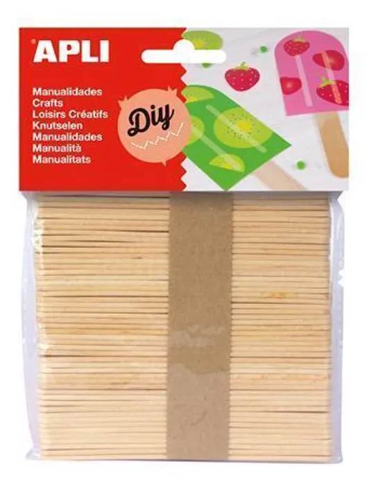 Główne zdjęcie produktu Dřívka – špachtle "Creative", přírodní, dřevěná, APLI