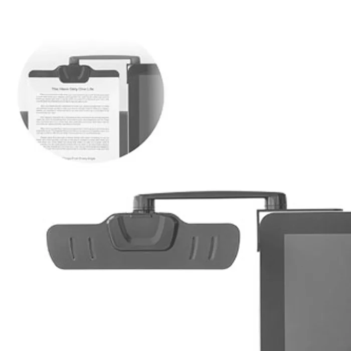Główne zdjęcie produktu Držák dokumentů na monitor, černý, ABS