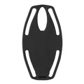 Uchwyt telefonu komórkowego Bone Bike Tie 3, na rower, regulowany rozmiar, czarny, 4.7-7.2, silikon, mocowany do kierownicy, czar