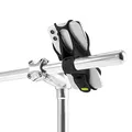 Uchwyt telefonu komórkowego Bone Bike Tie 3, na rower, regulowany rozmiar, czarny, 4.7-7.2, silikon, mocowany do kierownicy, czar