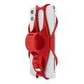 Uchwyt telefonu komórkowego Bone Bike Tie 3, na rower, regulowany rozmiar, czerwony, 4.7-7.2, silikon, mocowany do kierownicy, cz