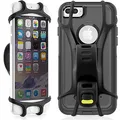 Uchwyt telefonu komórkowego Bone Bike Tie X, na rower, regulowany rozmiar, czarny, 4-6, silikon, mocowany do kierownicy, czarna
