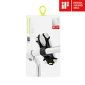 Uchwyt telefonu komórkowego Bone Bike Tie X, na rower, regulowany rozmiar, czarny, 4-6, silikon, mocowany do kierownicy, czarna