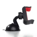 Następne zdjęcie produktu Uchwyt telefonu komórkowego(GPS) Swissten do samochodu, regulowana szerokość, czarny, plastikowy, przyssawki szkła, czarna, telefo