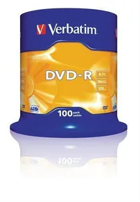 DVD-R 4,7 GB, 16x, AZO, dosłownie, 100 ciast