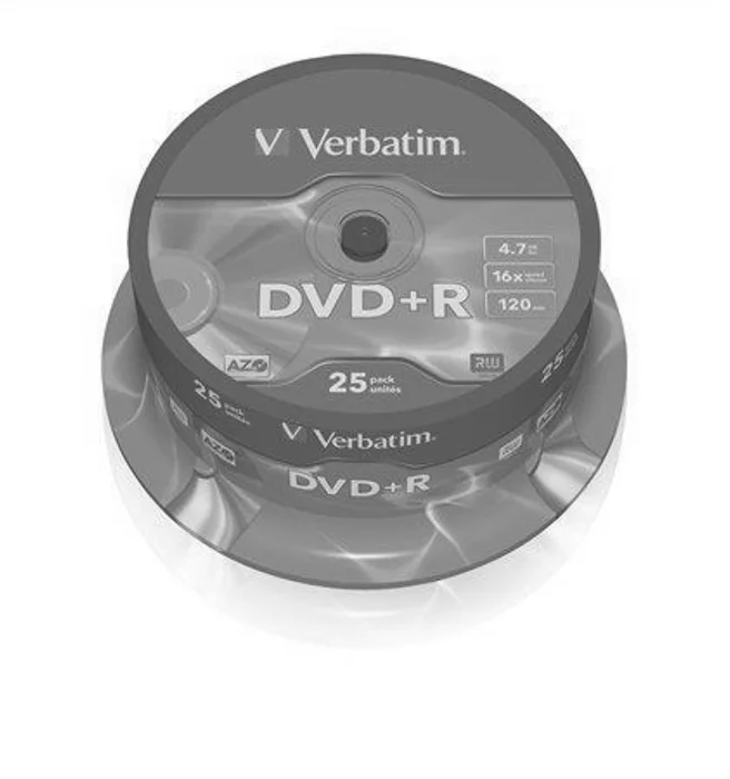 Główne zdjęcie produktu DVD+R 4,7GB, 16x, AZO, Verbatim, 25-cake